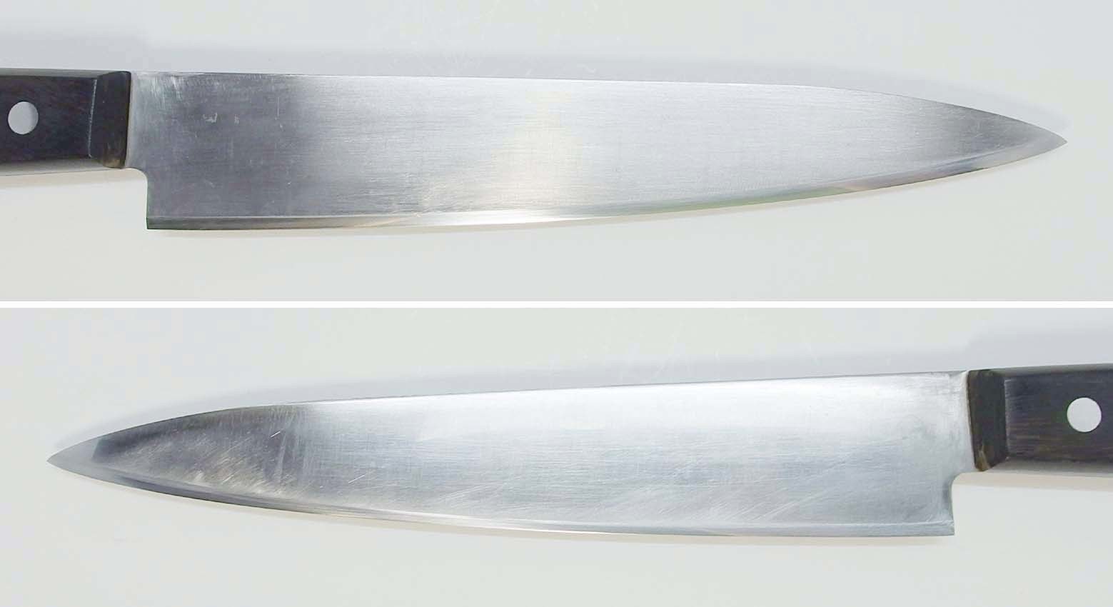 刃の断面形状と切り抜け抵抗: [刃物研ぎ・サトー] 鋏研ぎ 包丁研ぎ